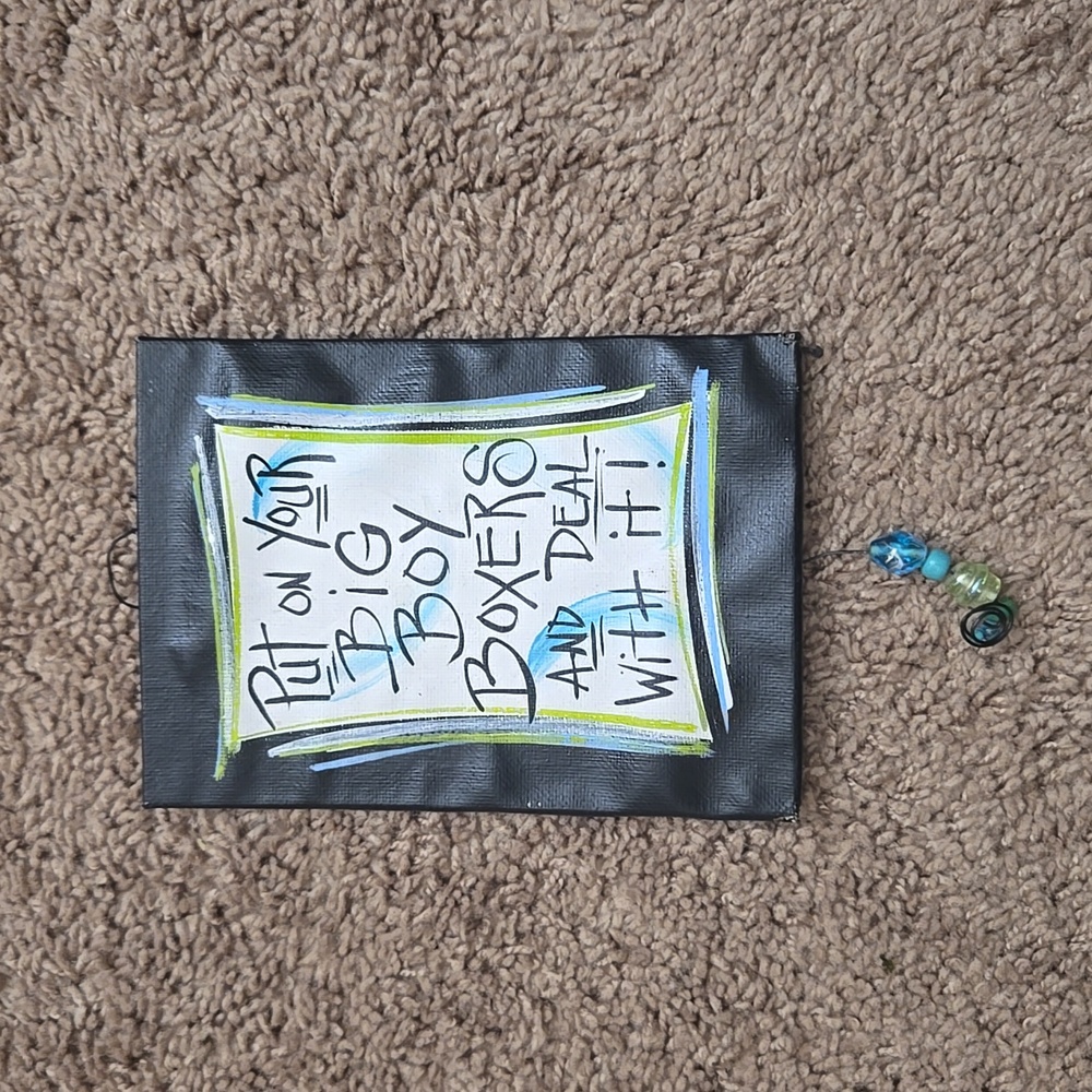 ✔FREE WITH ANY PURCHASE Gag Wall Decor 5x7 Inches Art To Wear